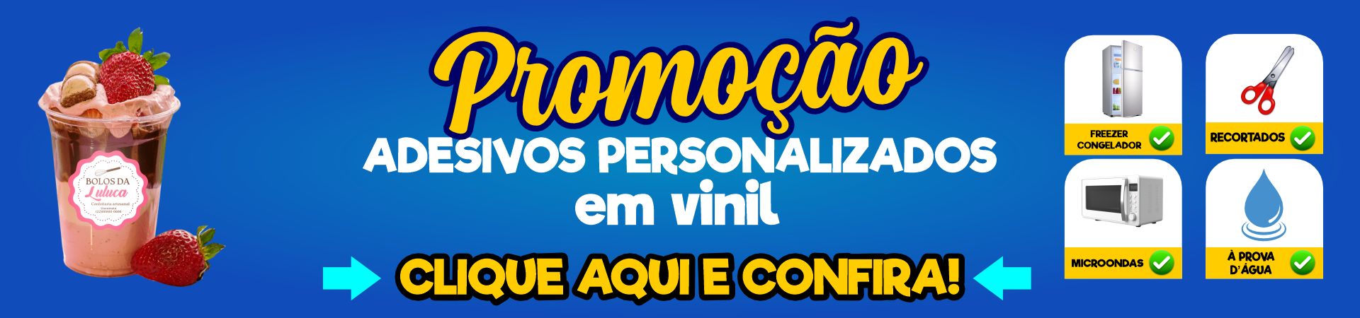 promoção adesivos