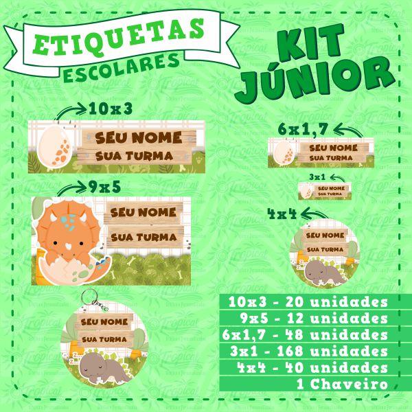 Kit Etiquetas Escolares Júnior