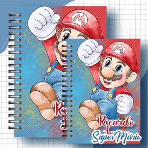 Caderno Personalizado pequeno Offset 75gr 15x21  Fosco ou Brilho  Miolo interno colorido 180 folhas