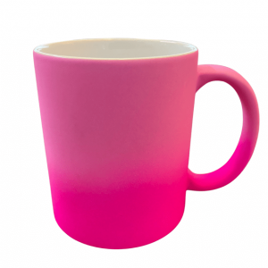Caneca Cerâmica Bicolor Cerâmica 21x9,5 Colorido  Brilho 