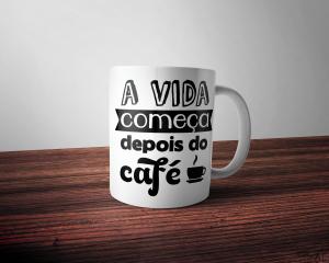 Mini Caneca Branca 180ml Personalizada Cerâmica 21x7,5 Colorido  Brilho 